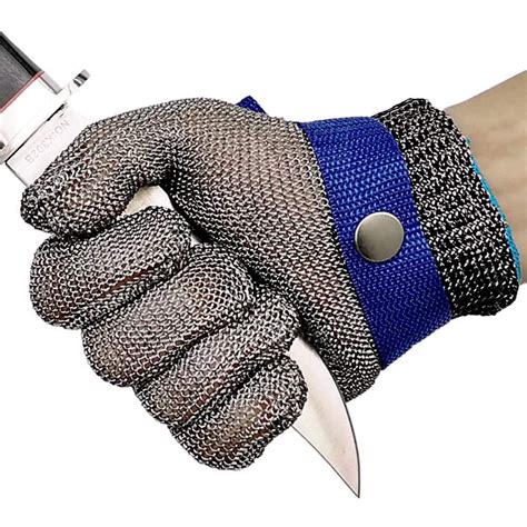 metal fabric covered gloves|us mesh food safety gloves.